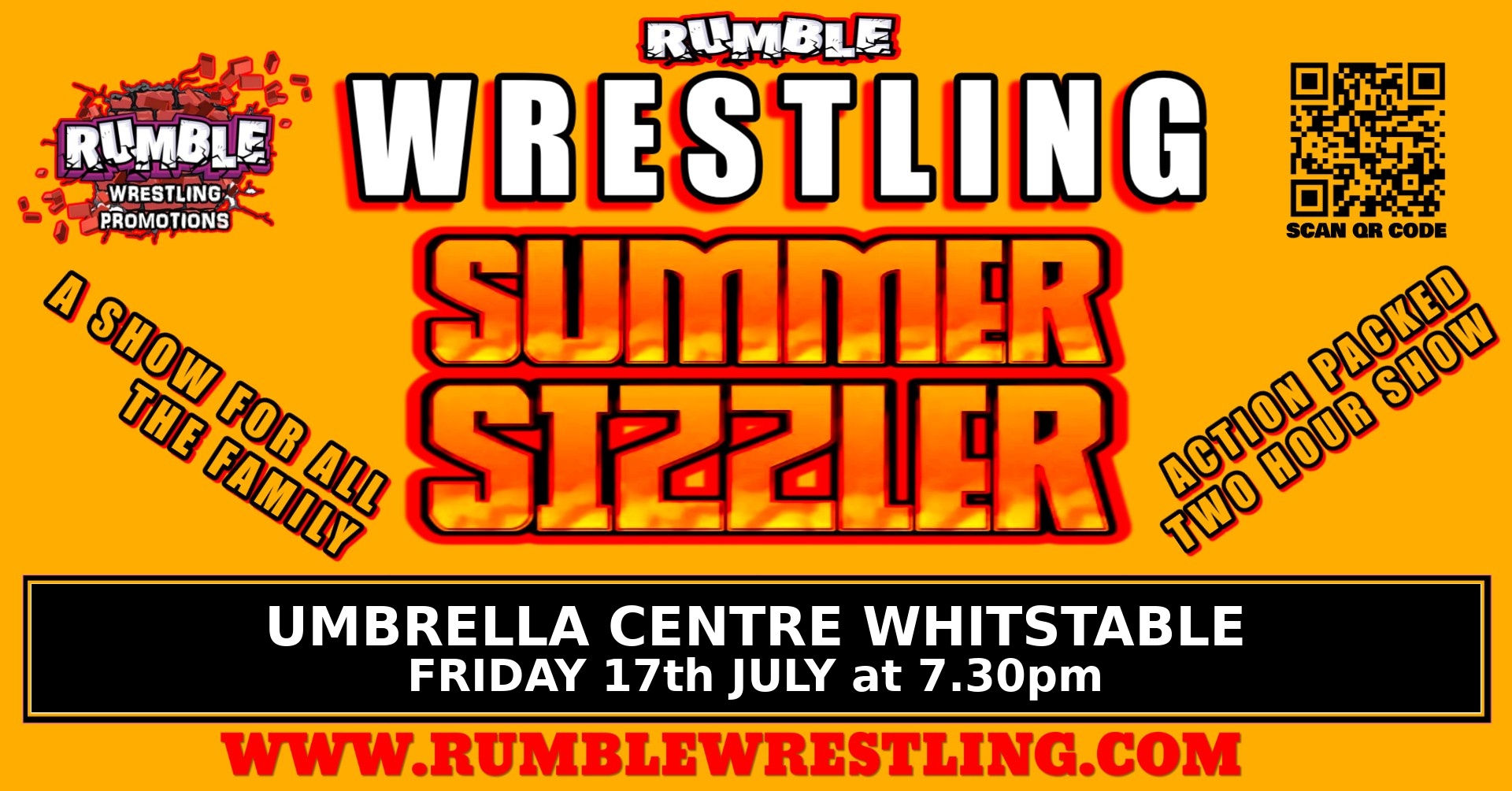 Rumble Wrestling Summer Sizzler comes to Whitstable